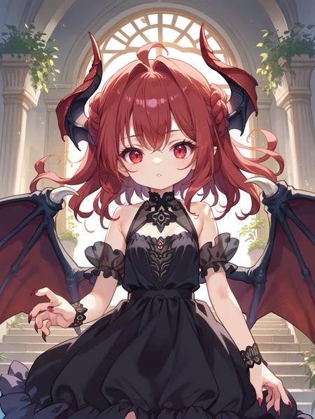 04526-3872070226-score_9, score_8_up, score_7_up,source_anime,BREAK_1girl, girl demon, red hair, red eyes, wings, claws, black dress, beautiful_f.png